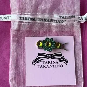 ? TARINA TARANTINO CRYSTAL MICRO HAIR CLIP ? NWT ? Tarina would show up to work at M.A.C in 1992 wearing her  main image 4